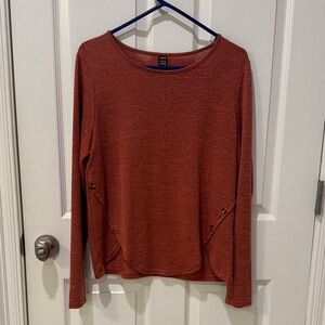 Women's Rust Long Sleeve Top